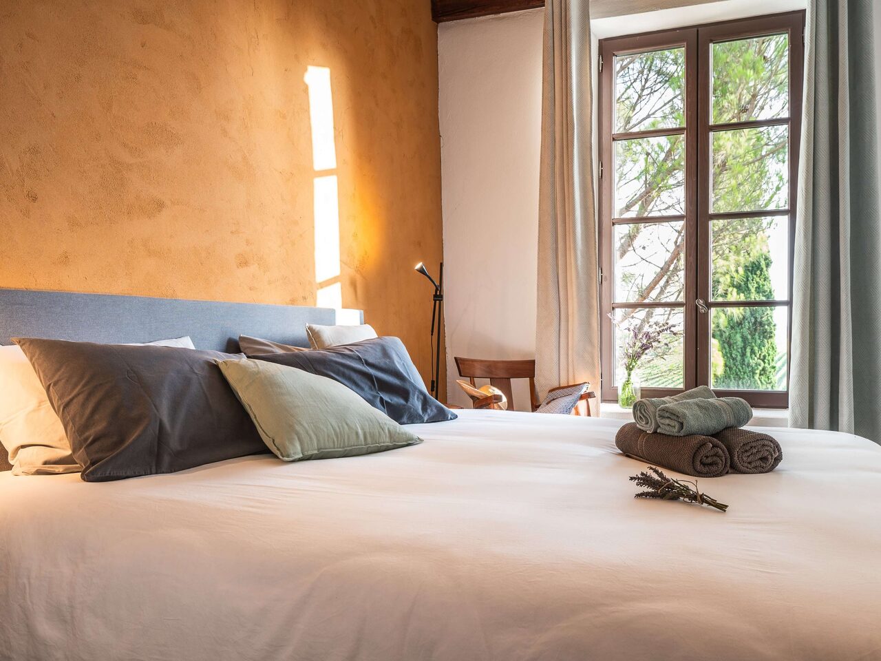 Habitación doble abierta al jardín