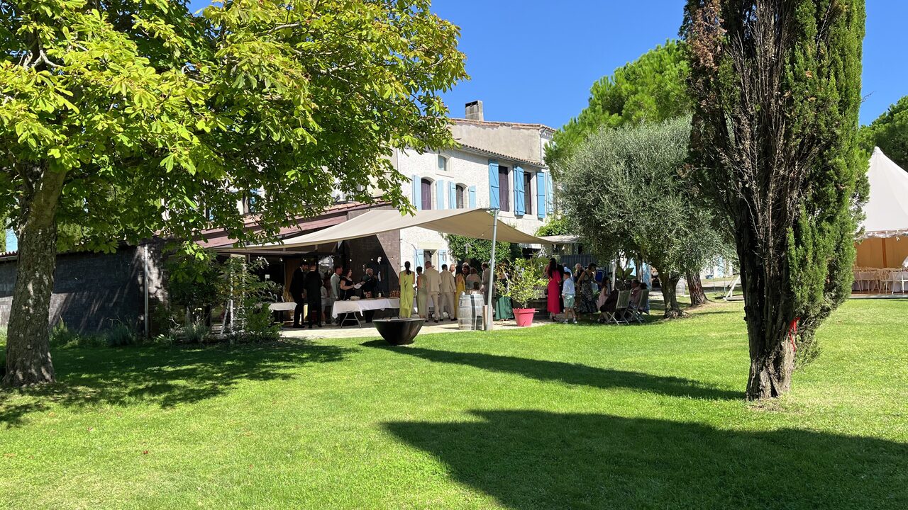 Espacio exterior para celebraciones